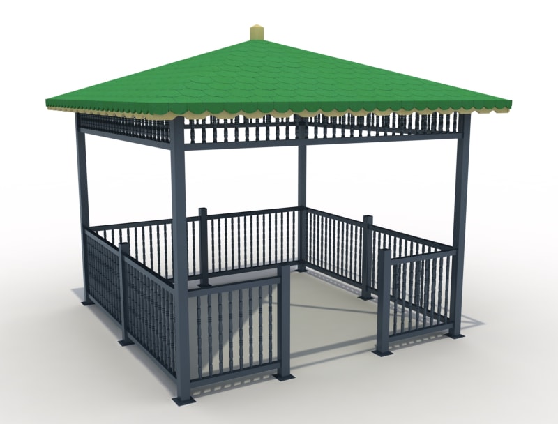 Pg 3005 Metal Elektrostatik Fin Boyali 300CM-X300CM-400CM-X400CM | Kent Mobilyaları | Erse Kent Mobilyaları